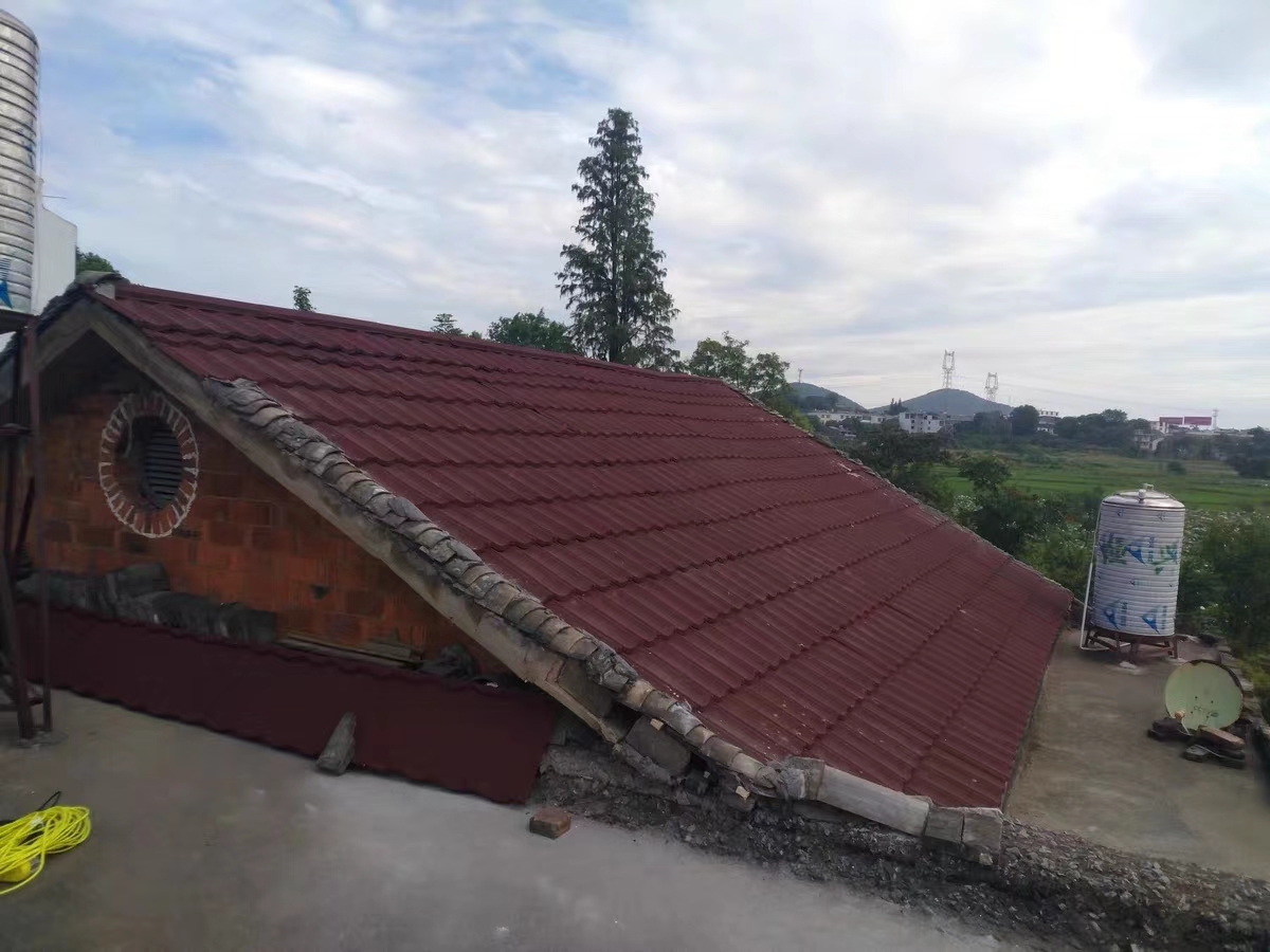 彩石瓦工程案例